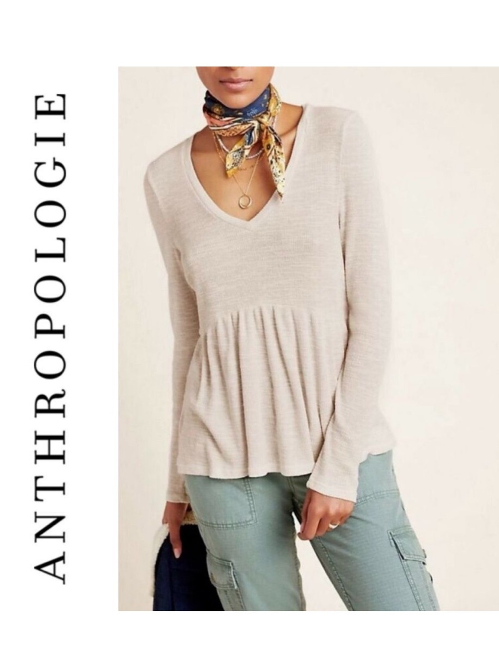 Anthropologie T.La Jill Babydoll Tunic